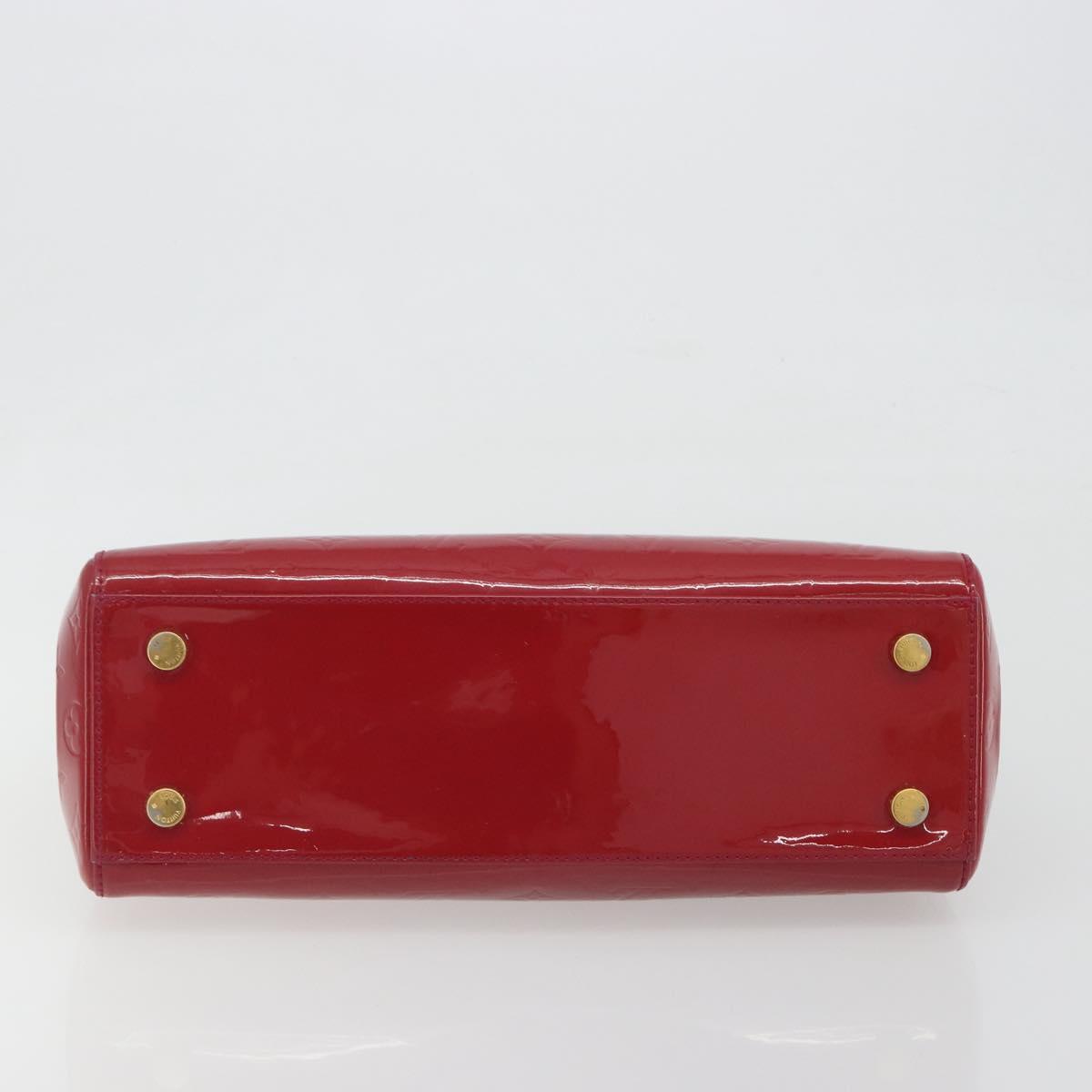 LOUIS VUITTON Monogram Vernis Blair MM Hand Bag Rose Andian M91798 Auth BA14693