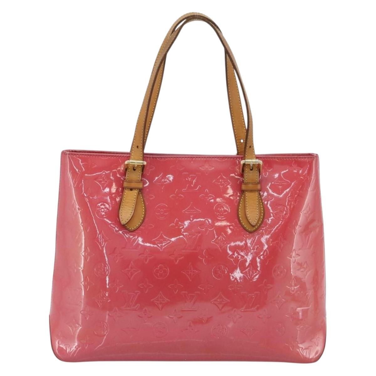 LOUIS VUITTON Monogram Vernis Brentwood Tote Bag Fran Boise M9151F Auth BA14695