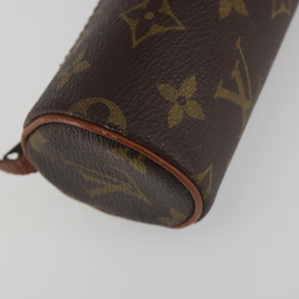 LOUIS VUITTON Monogram Papillon Pouch LV Auth BA14711