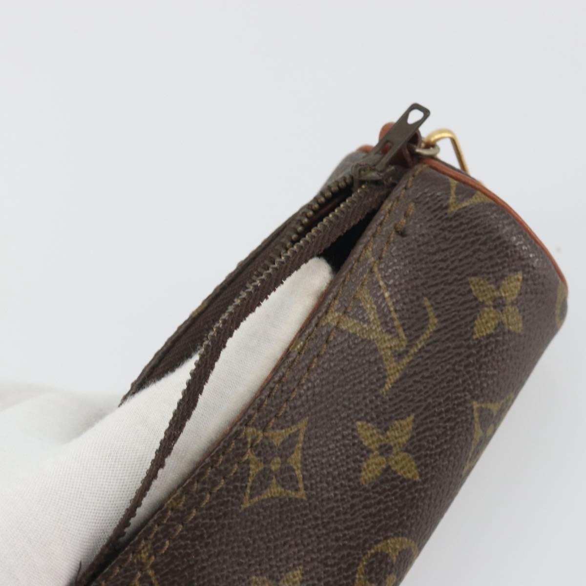LOUIS VUITTON Monogram Papillon Pouch LV Auth BA14711