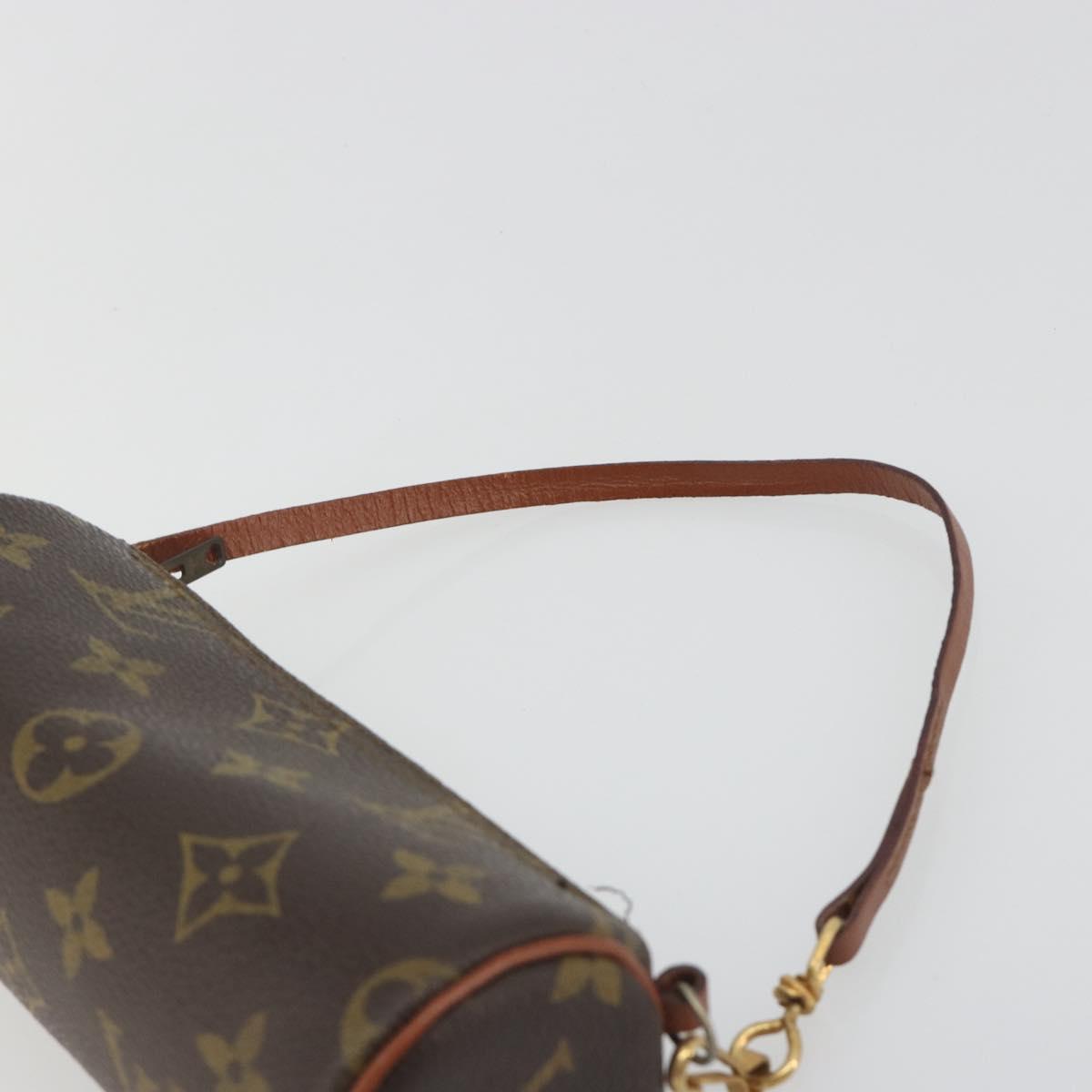 LOUIS VUITTON Monogram Papillon Pouch LV Auth BA14711