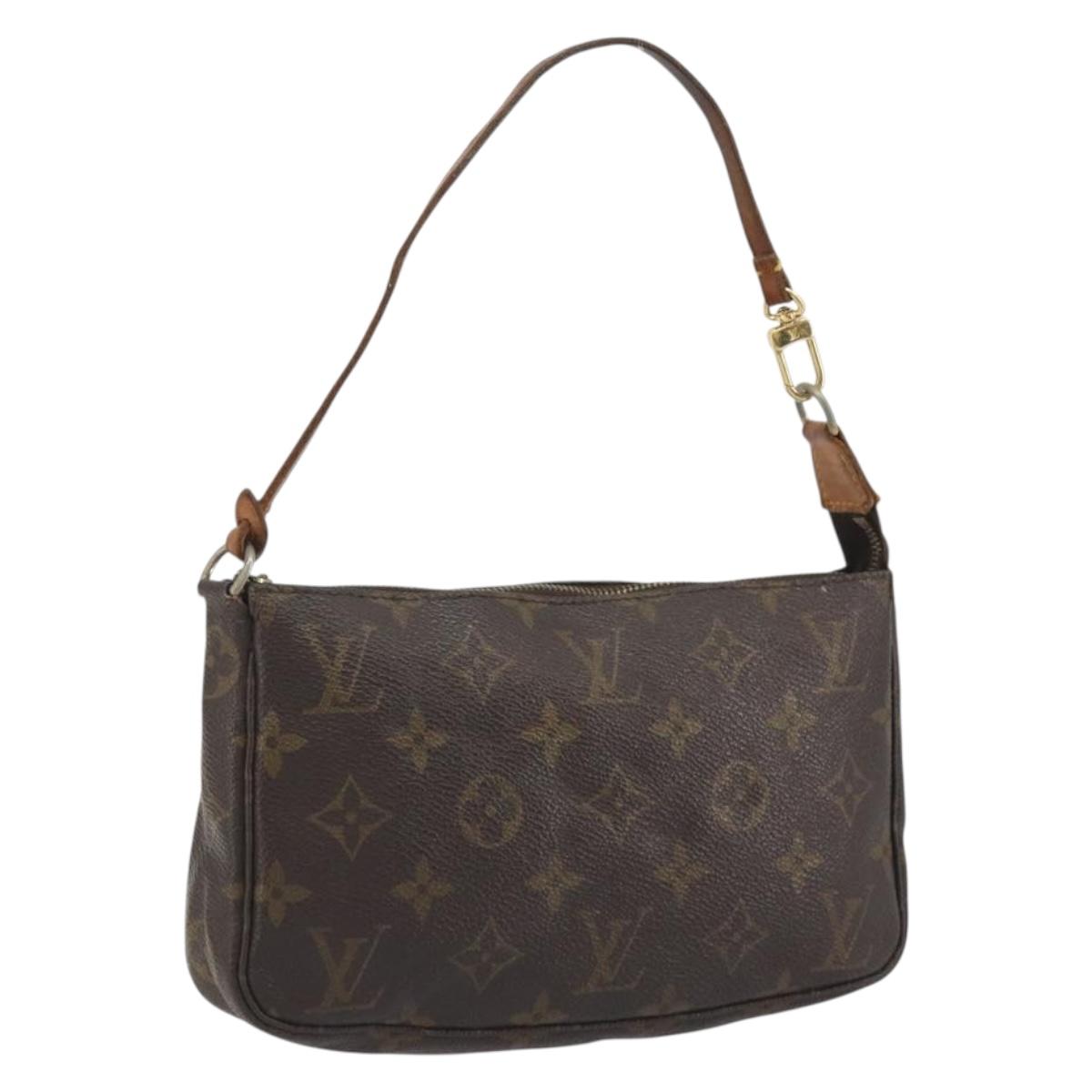 LOUIS VUITTON Monogram Pochette Accessoires Pouch M51980 LV Auth BA14713