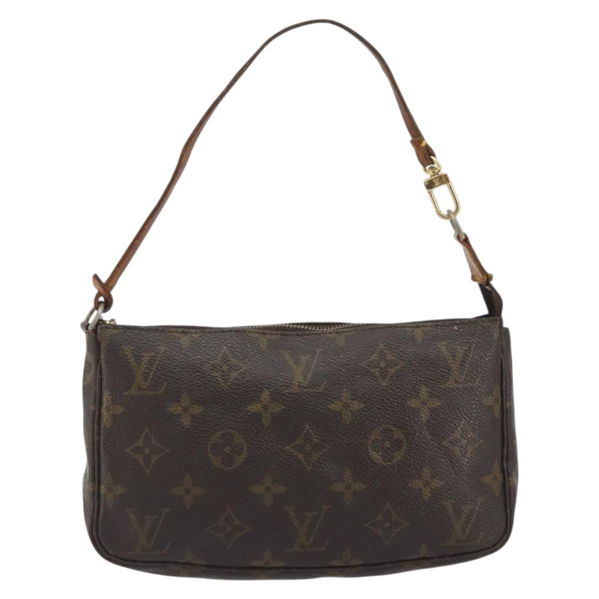 LOUIS VUITTON Monogram Pochette Accessoires Pouch M51980 LV Auth BA14713