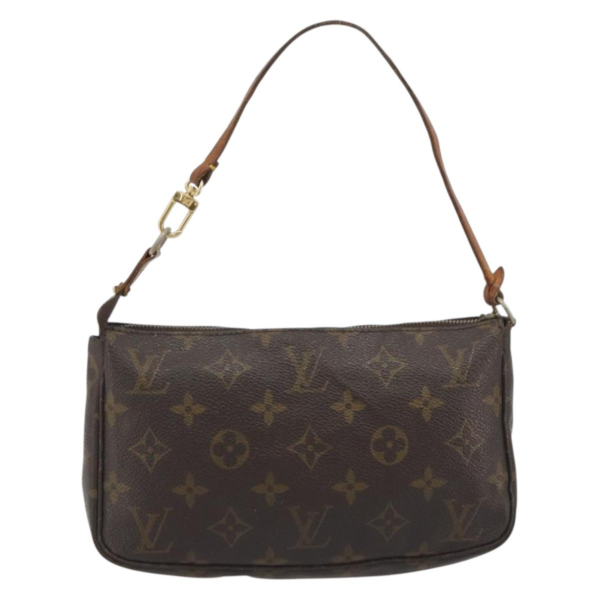 LOUIS VUITTON Monogram Pochette Accessoires Pouch M51980 LV Auth BA14713