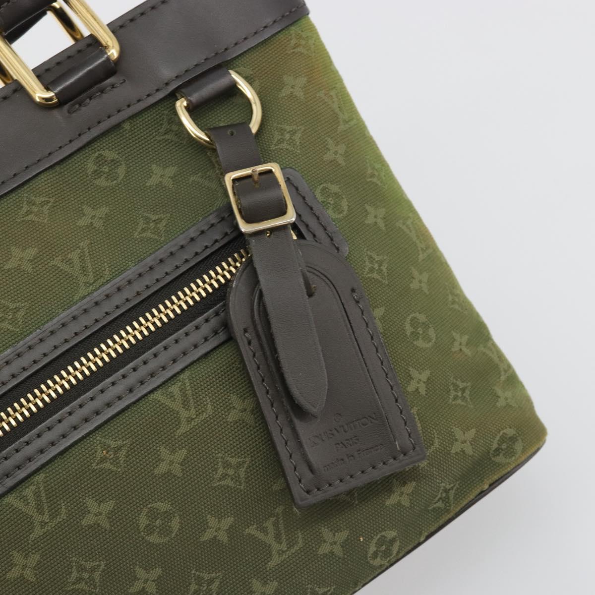 LOUIS VUITTON Monogram Mini Lucille PM Hand Bag TST Khaki M92682 LV Auth BA14724