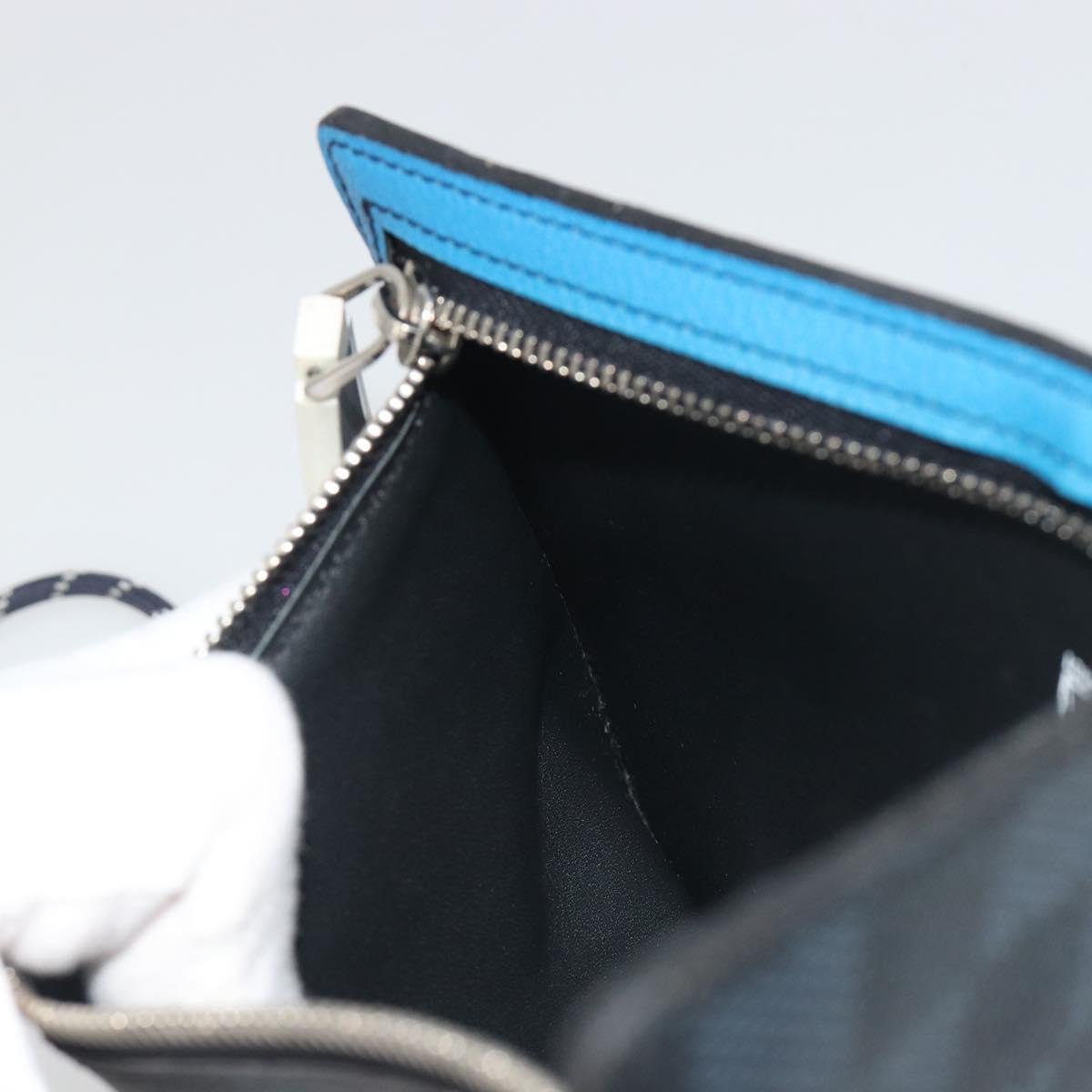 LOUIS VUITTON Damier Cobalt America's Cup Pochette Phone N41630 LV Auth BA14729A
