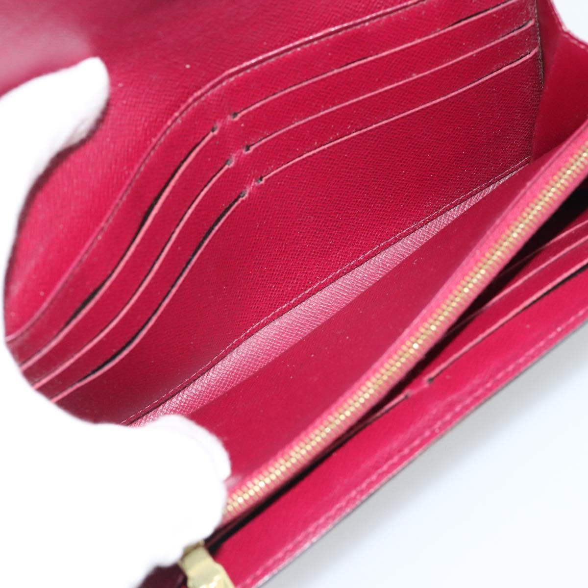 LOUIS VUITTON Monogram Portefeuille Sarah Long Wallet Pink M60531 Auth BA14731