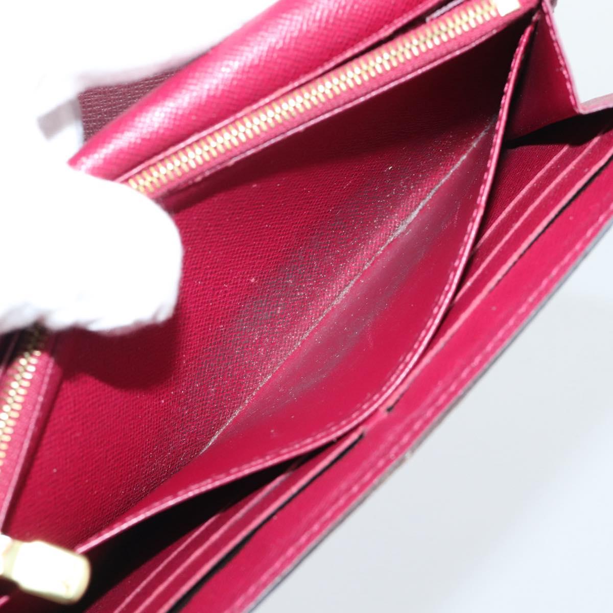 LOUIS VUITTON Monogram Portefeuille Sarah Long Wallet Pink M60531 Auth BA14731