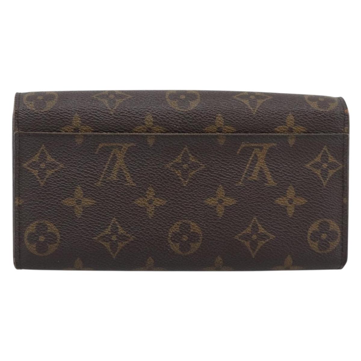 LOUIS VUITTON Monogram Portefeuille Sarah Long Wallet Pink M60531 Auth BA14731