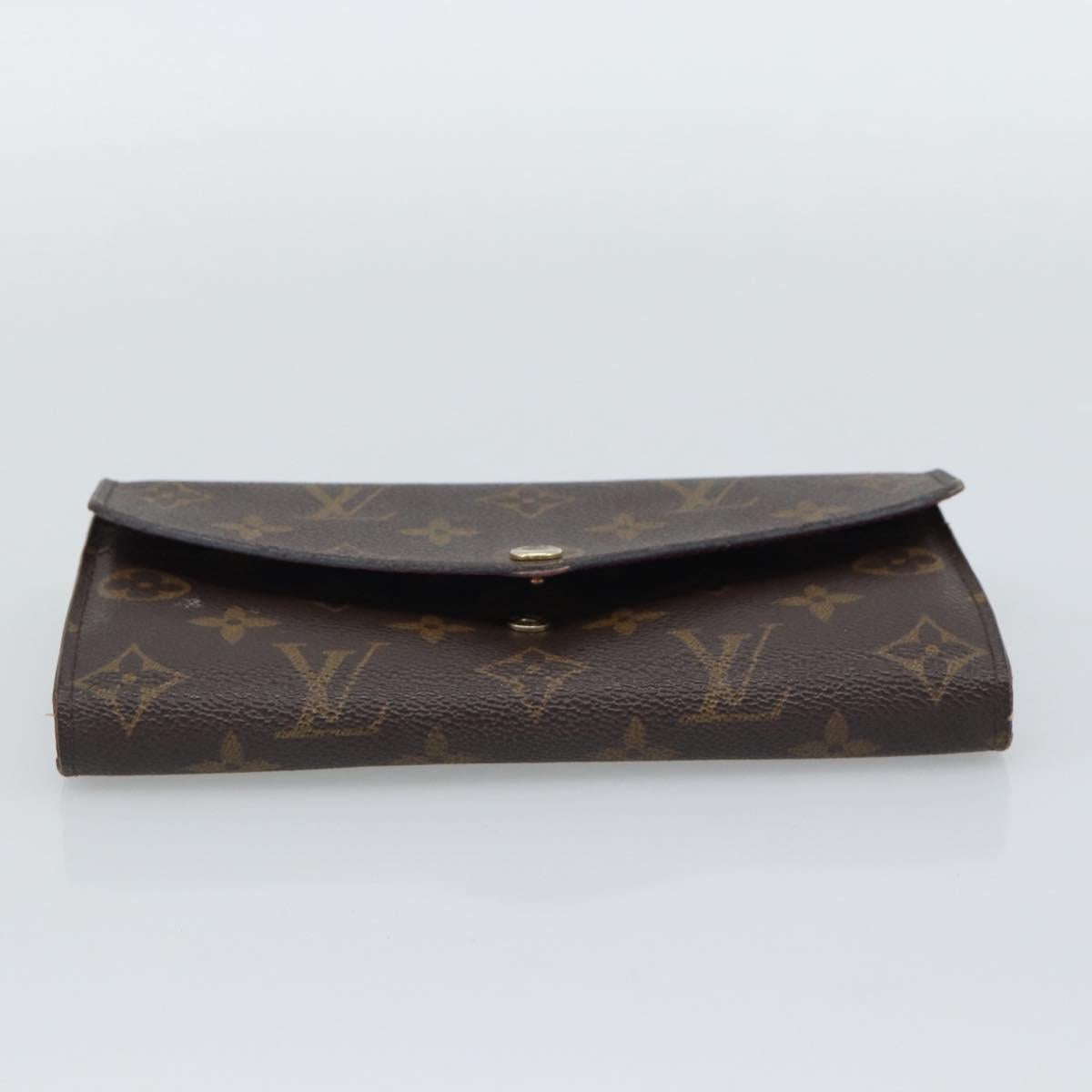 LOUIS VUITTON Monogram Portefeuille Sarah Long Wallet Pink M60531 Auth BA14731