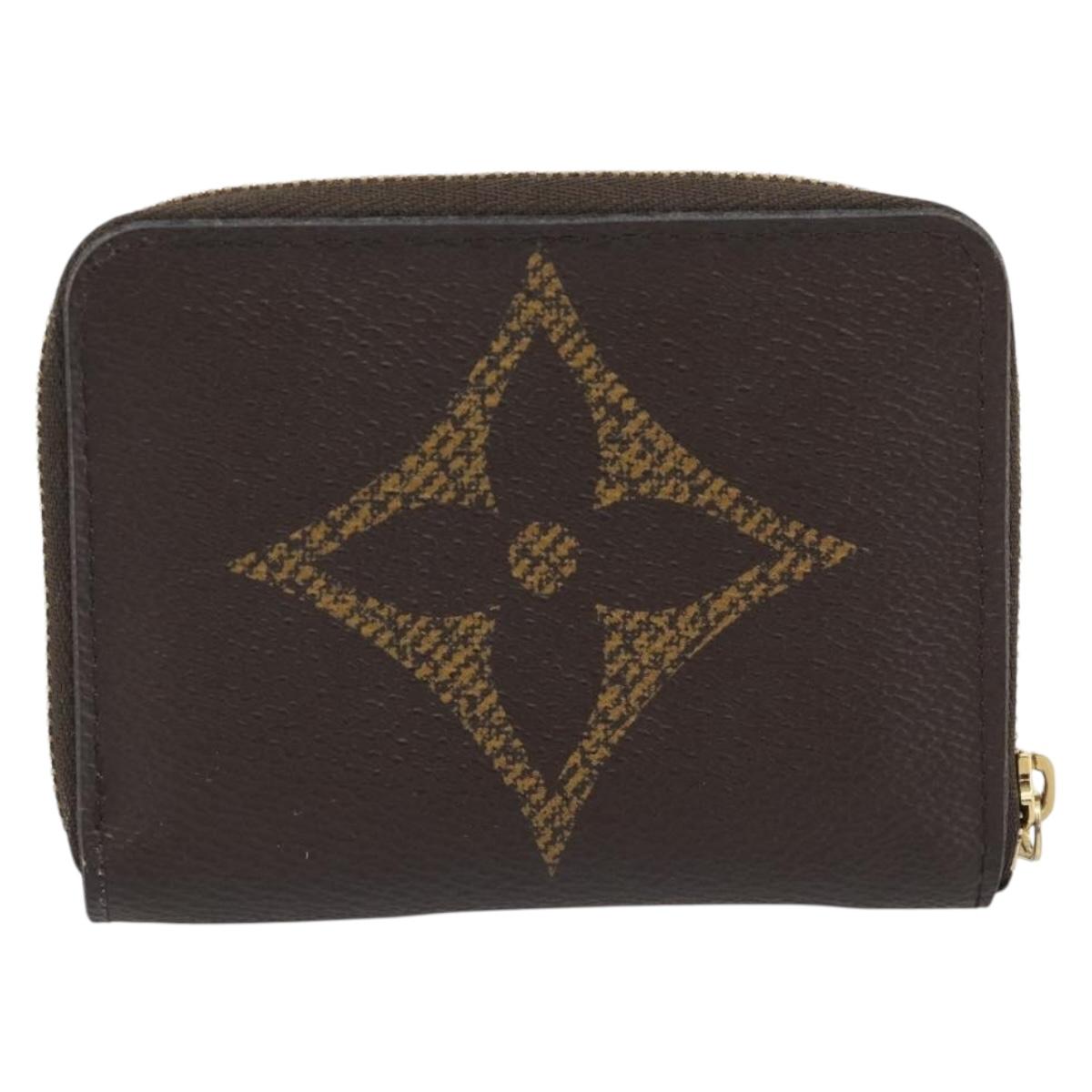 LOUIS VUITTON Monogram Giant Zippy Coin Purse Coin Purse M67690 LV Auth BA14732M