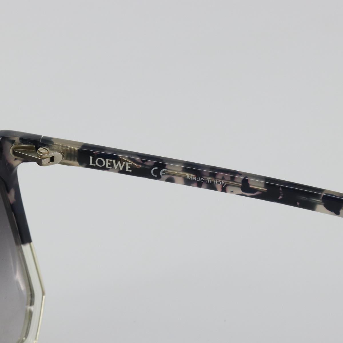 LOEWE Sunglasses Plastic Blue Clear Auth BA14747M