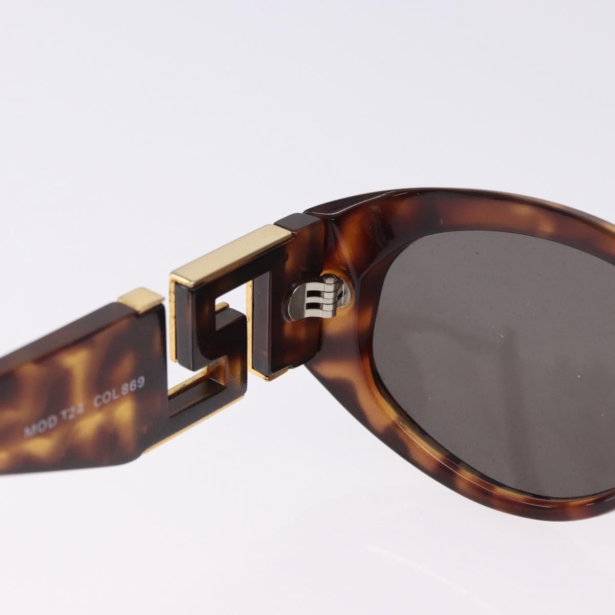 Gianni Versace Sunglasses Plastic Brown Gold Tone Auth BA14752