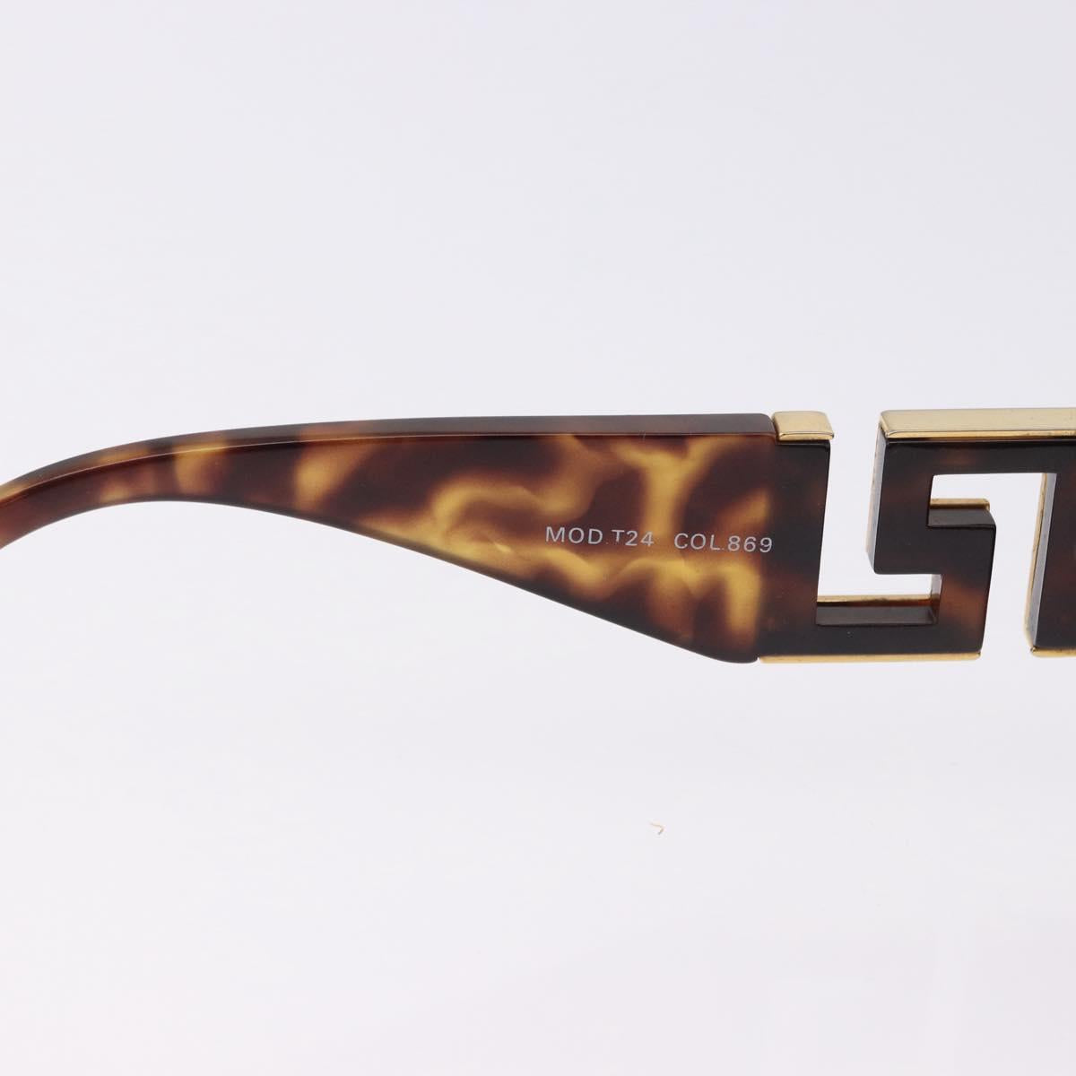 Gianni Versace Sunglasses Plastic Brown Gold Tone Auth BA14752