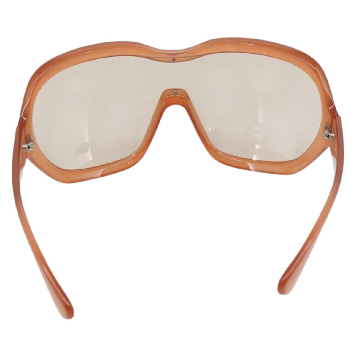 PRADA Sunglasses Plastic Brown Auth BA14753
