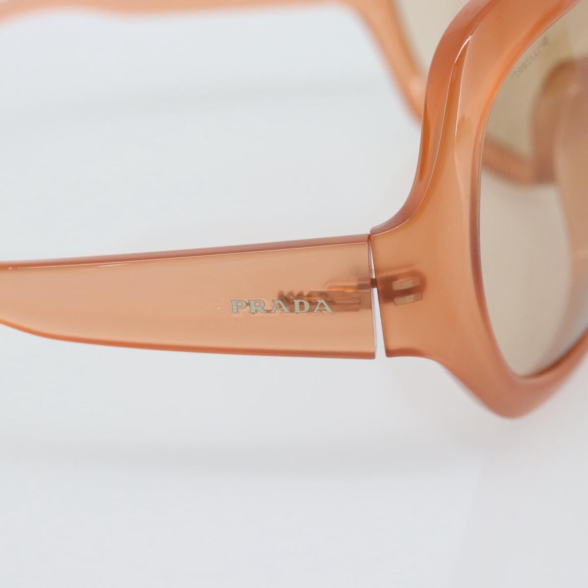 PRADA Sunglasses Plastic Brown Auth BA14753