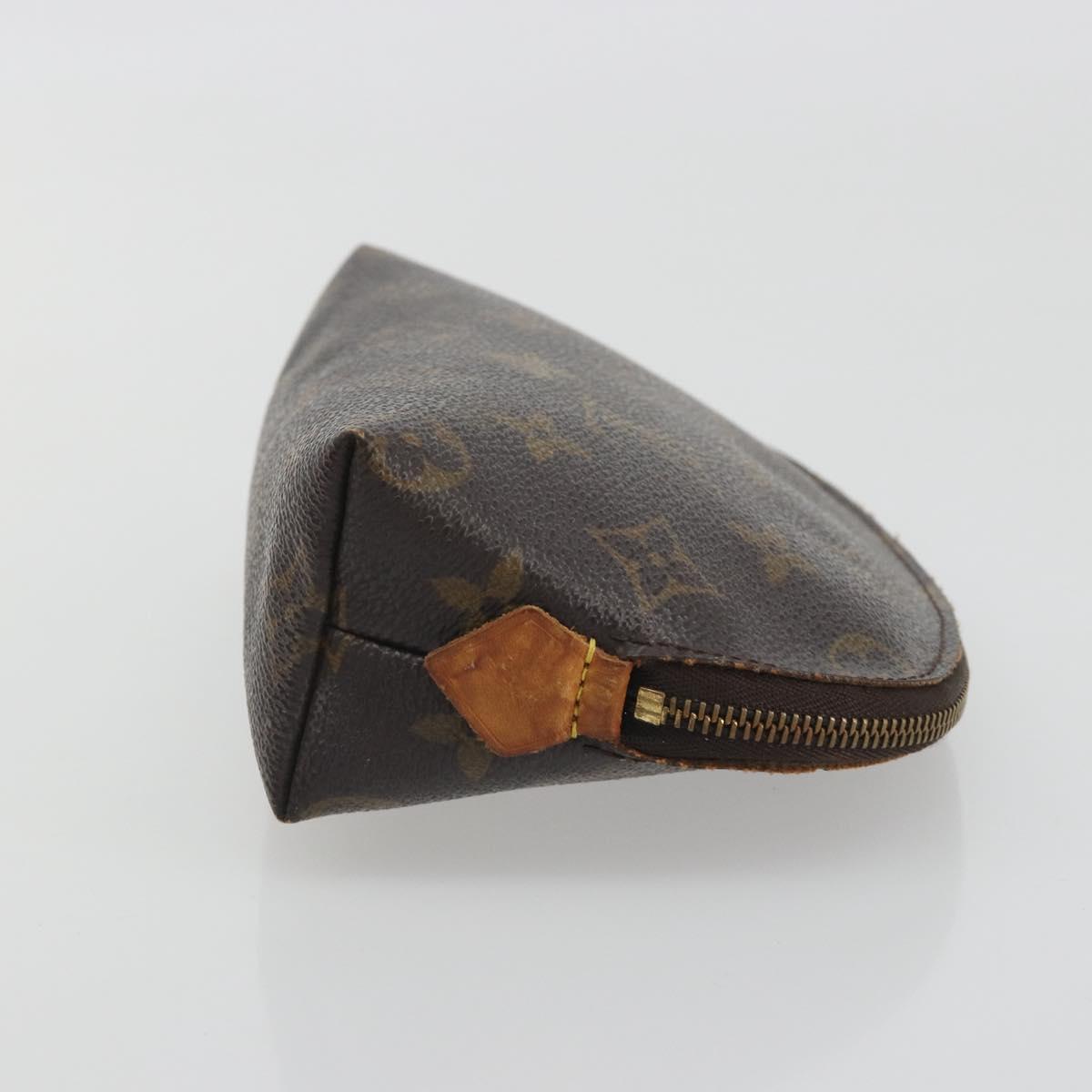 LOUIS VUITTON Monogram Pochette Cosmetic PM Cosmetic Pouch M47515 Auth BA14755
