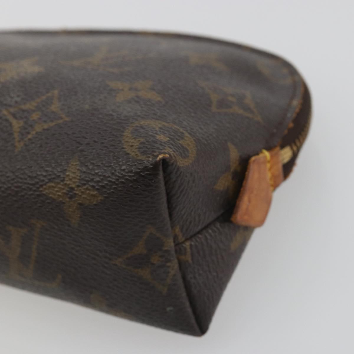 LOUIS VUITTON Monogram Pochette Cosmetic PM Cosmetic Pouch M47515 Auth BA14755