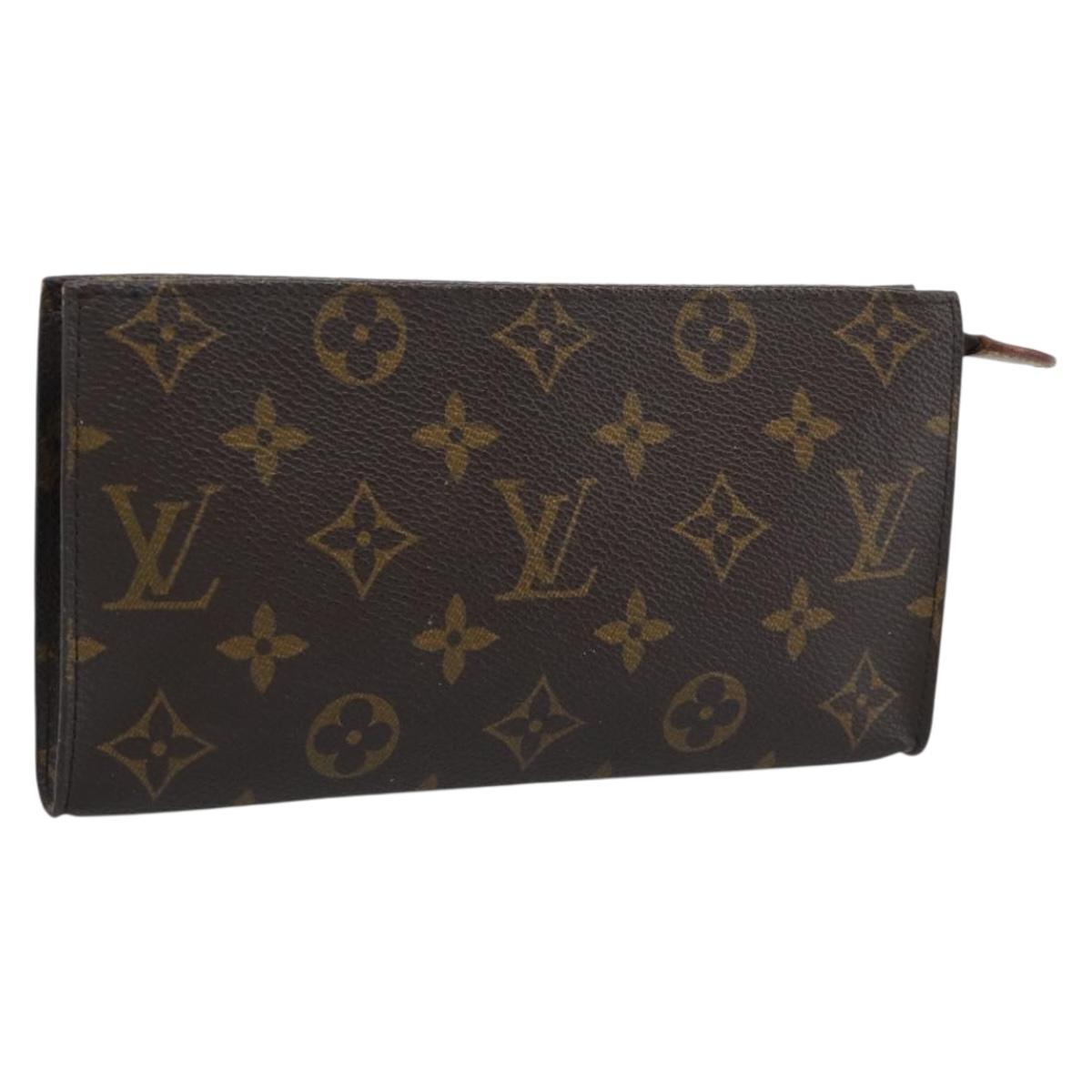 LOUIS VUITTON Monogram Bucket GM Pouch Accessory Pouch LV Auth BA14756