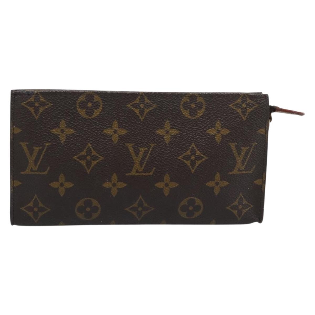 LOUIS VUITTON Monogram Bucket GM Pouch Accessory Pouch LV Auth BA14756