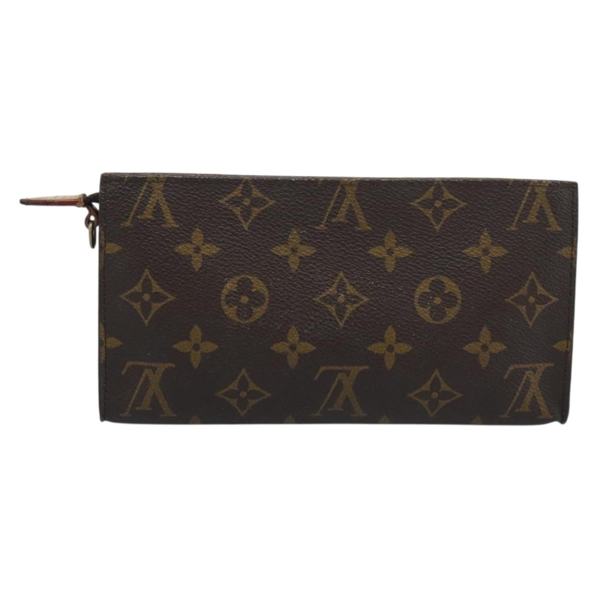 LOUIS VUITTON Monogram Bucket GM Pouch Accessory Pouch LV Auth BA14756