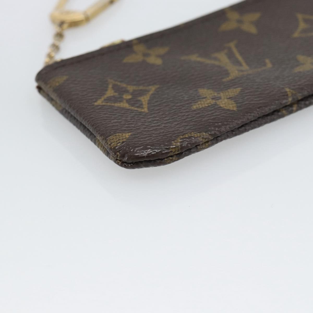 LOUIS VUITTON Monogram Pochette Cles Coin Purse M62650 LV Auth BA14758