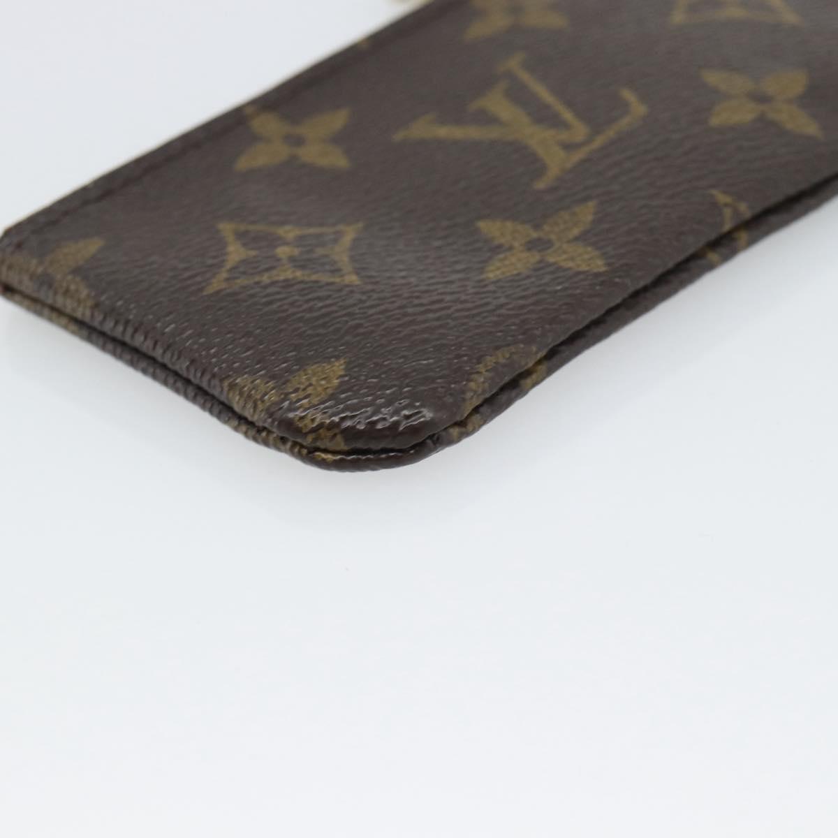 LOUIS VUITTON Monogram Pochette Cles Coin Purse M62650 LV Auth BA14758