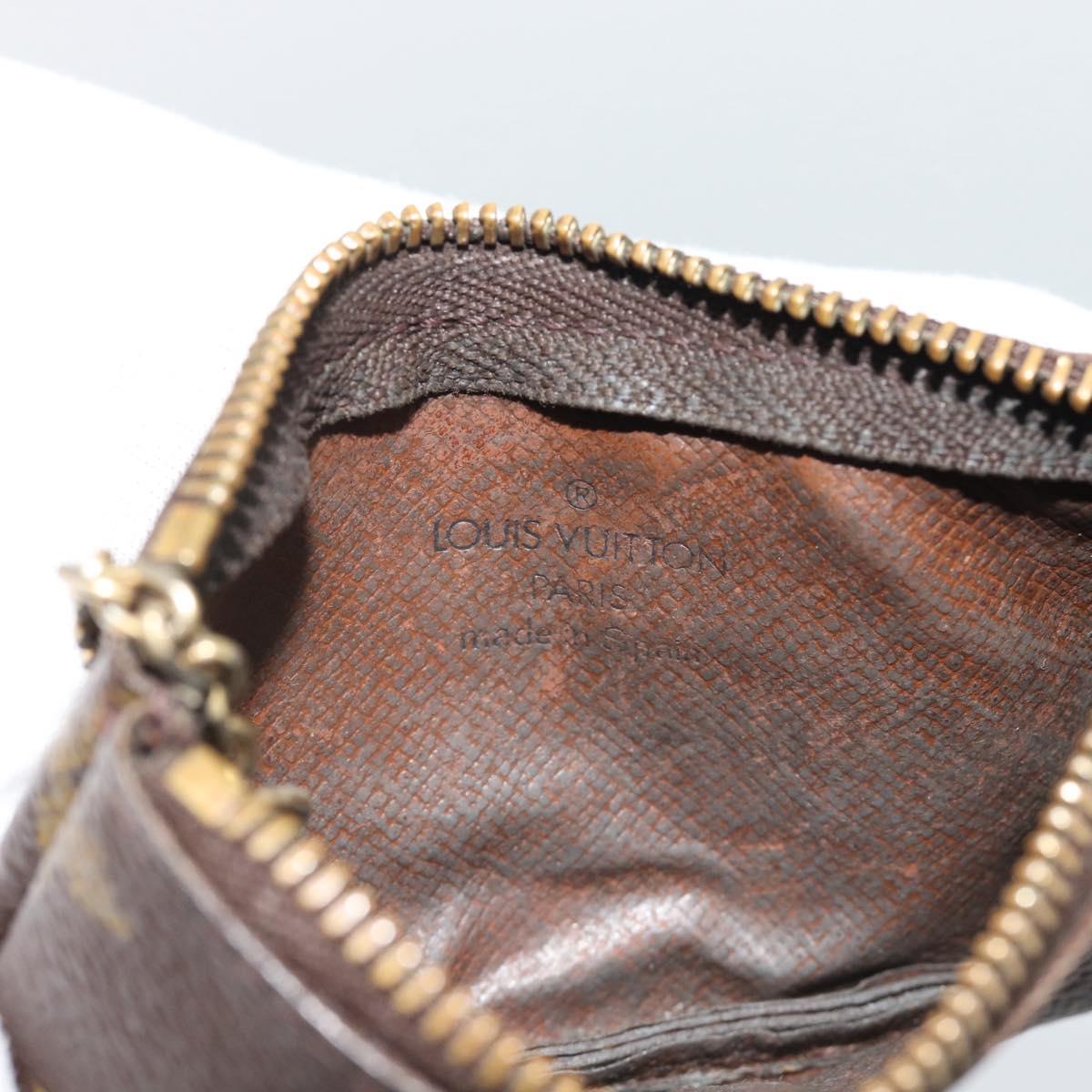 LOUIS VUITTON Monogram Pochette Cles Coin Purse M62650 LV Auth BA14758