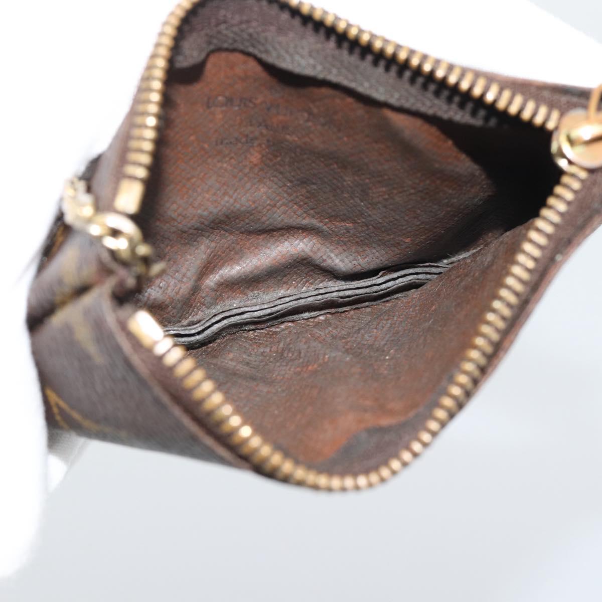 LOUIS VUITTON Monogram Pochette Cles Coin Purse M62650 LV Auth BA14758