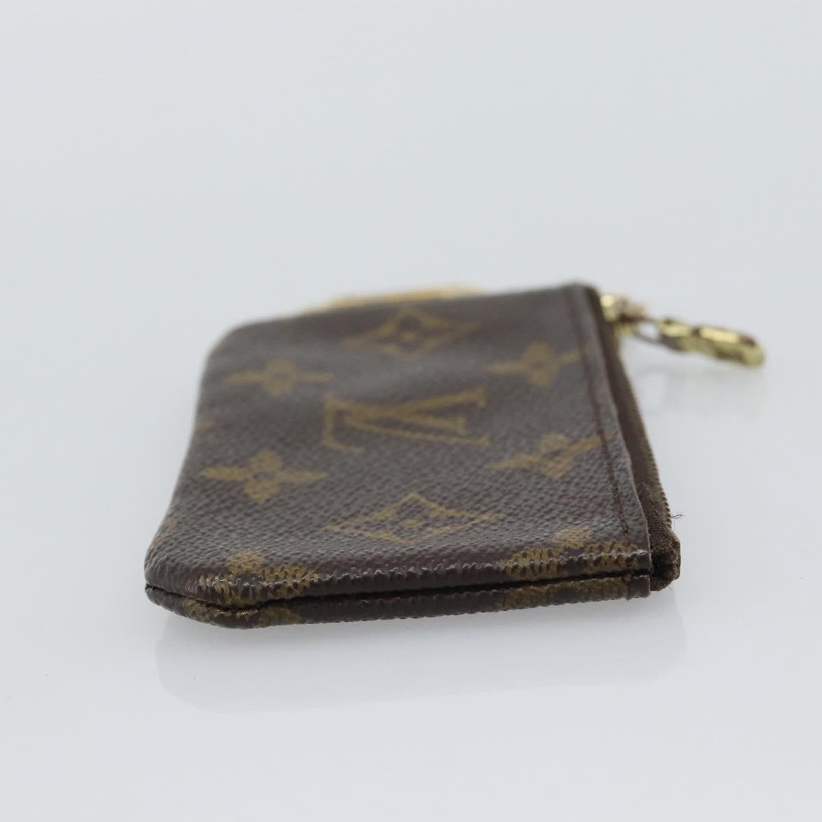 LOUIS VUITTON Monogram Pochette Cles Coin Purse M62650 LV Auth BA14758