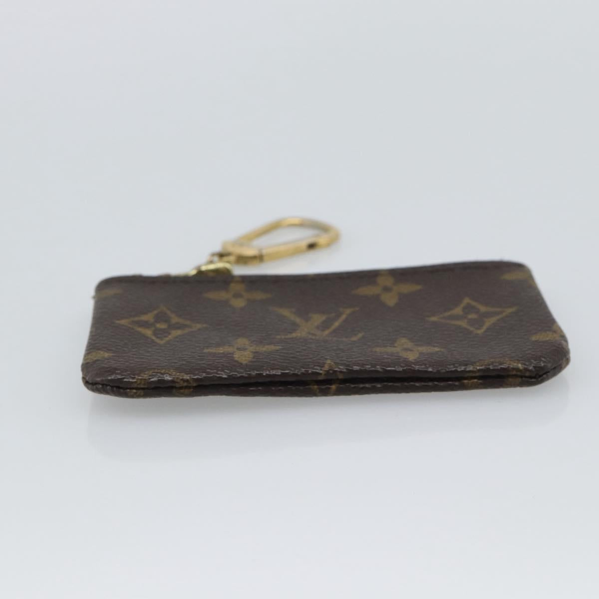 LOUIS VUITTON Monogram Pochette Cles Coin Purse M62650 LV Auth BA14758