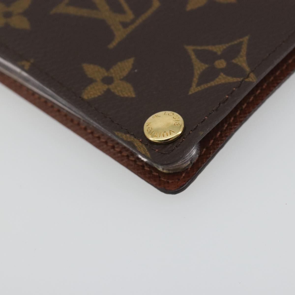 LOUIS VUITTON Monogram Porto Cartes Crdit Pression Card Case M60937 Auth BA14759