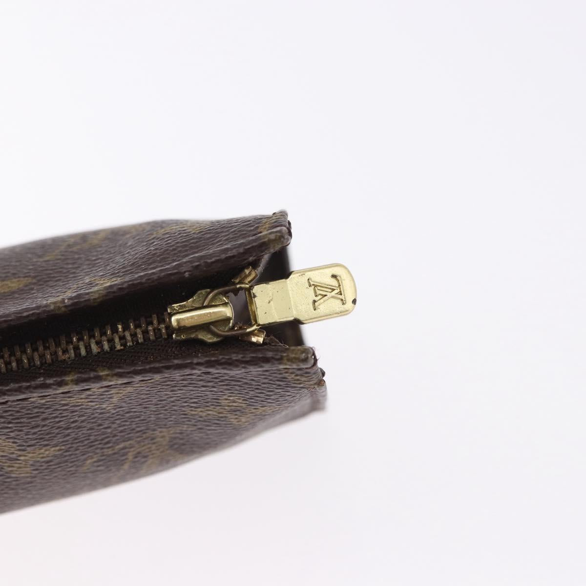 LOUIS VUITTON Monogram Poche Toilette 15 Pouch M47546 LV Auth BA14760