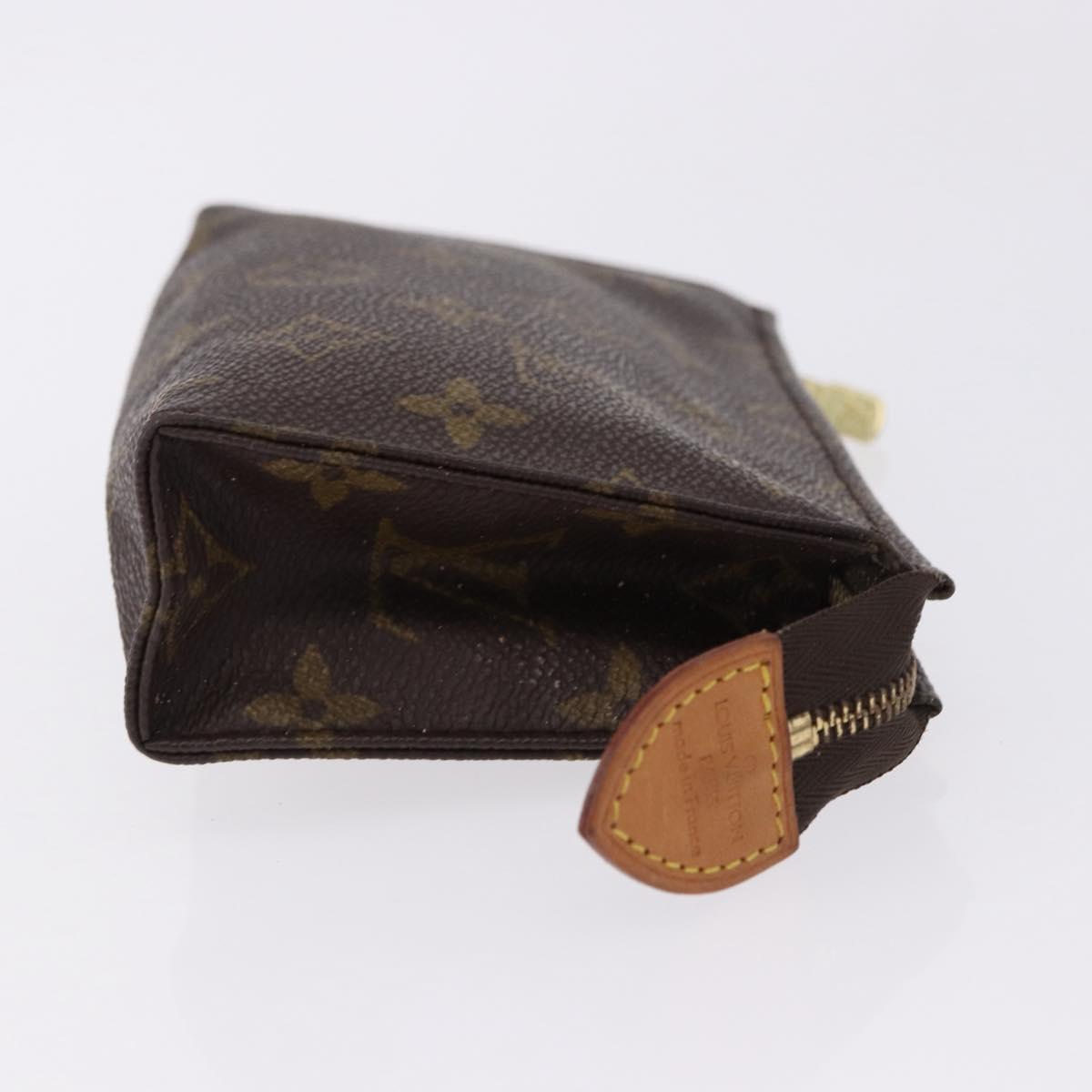 LOUIS VUITTON Monogram Poche Toilette 15 Pouch M47546 LV Auth BA14760