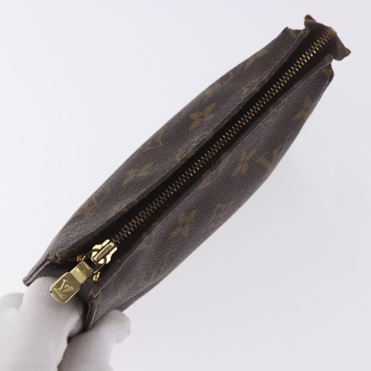 LOUIS VUITTON Monogram Poche Toilette 15 Pouch M47546 LV Auth BA14760