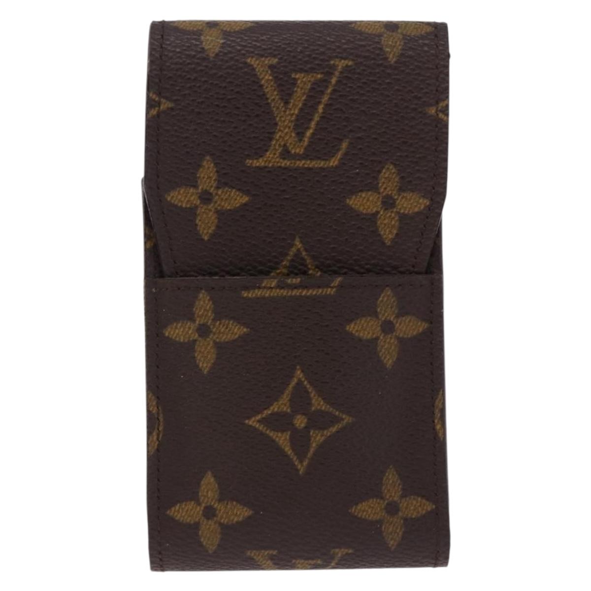 LOUIS VUITTON Monogram Etui Cigarette Case M63024 LV Auth BA14763