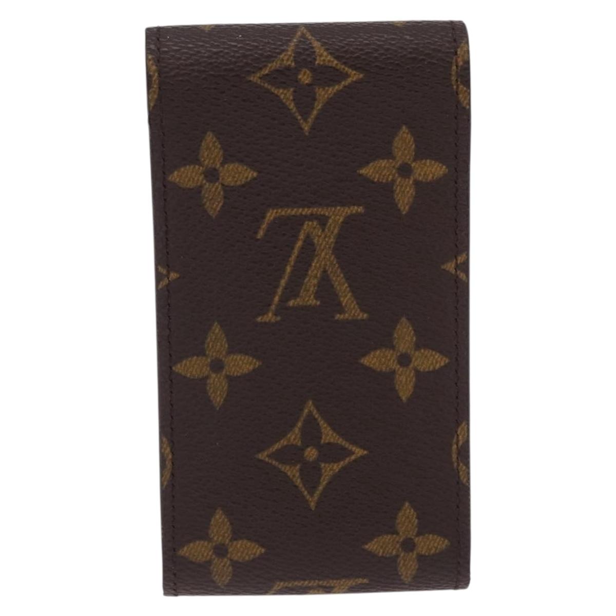 LOUIS VUITTON Monogram Etui Cigarette Case M63024 LV Auth BA14763