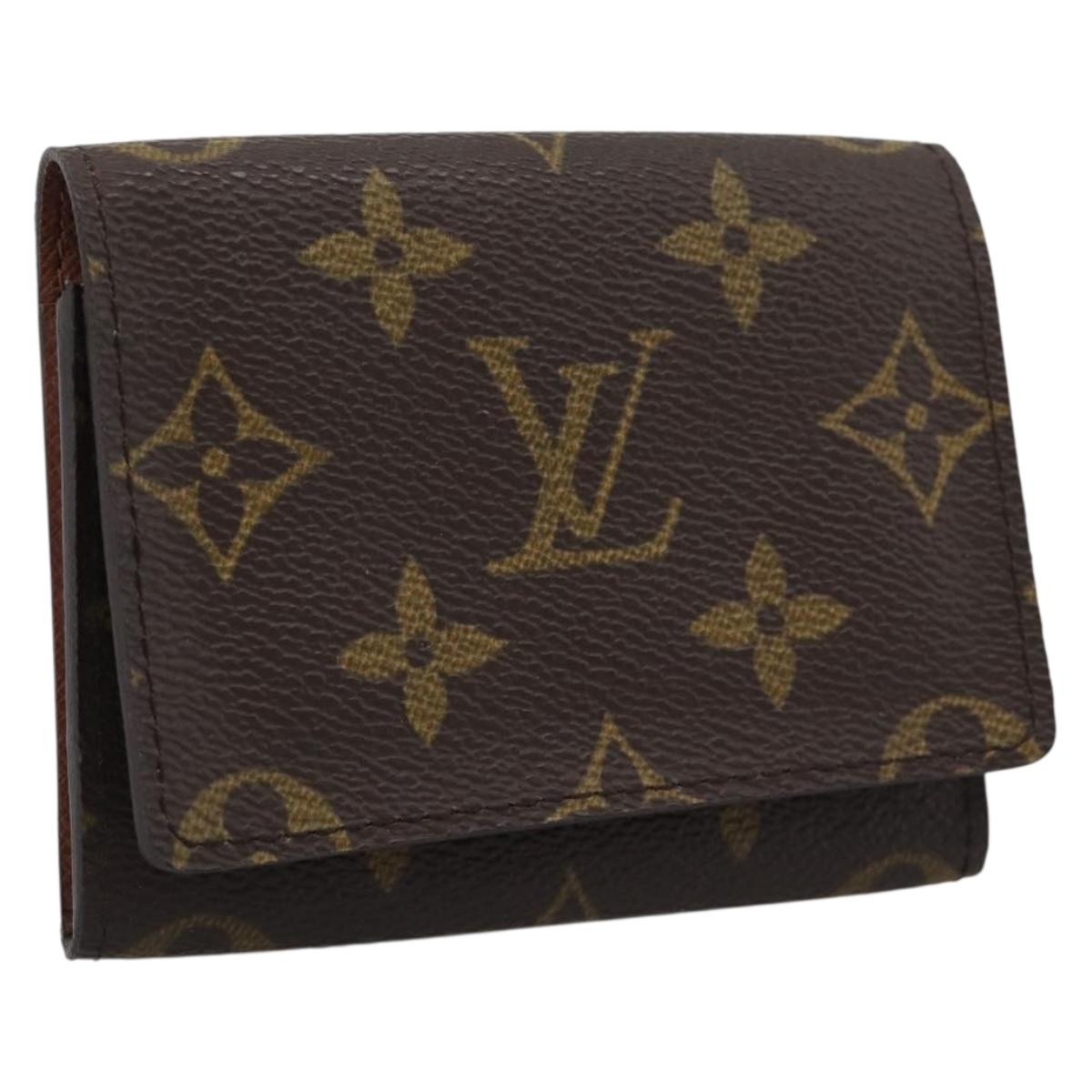 LOUIS VUITTON Monogram Anvelop Cult De Vuitto Card Case M62920 LV Auth BA14764