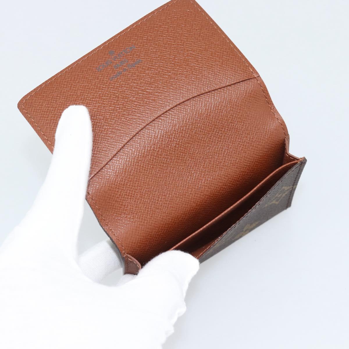 LOUIS VUITTON Monogram Anvelop Cult De Vuitto Card Case M62920 LV Auth BA14764