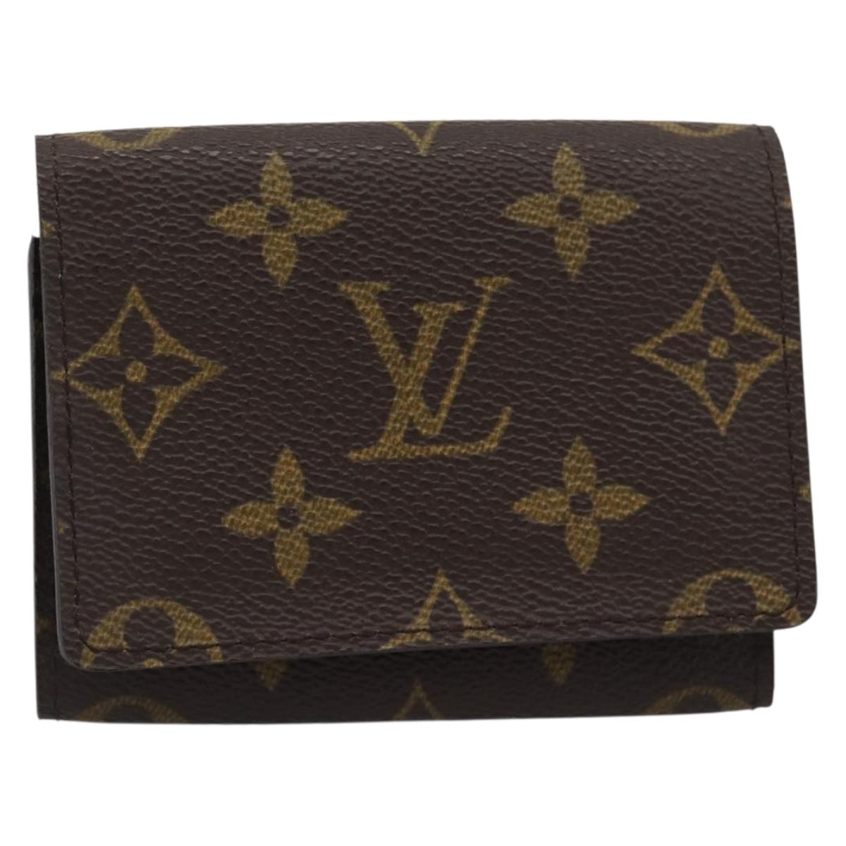 LOUIS VUITTON Monogram Anvelop Cult De Vuitto Card Case M62920 LV Auth BA14764