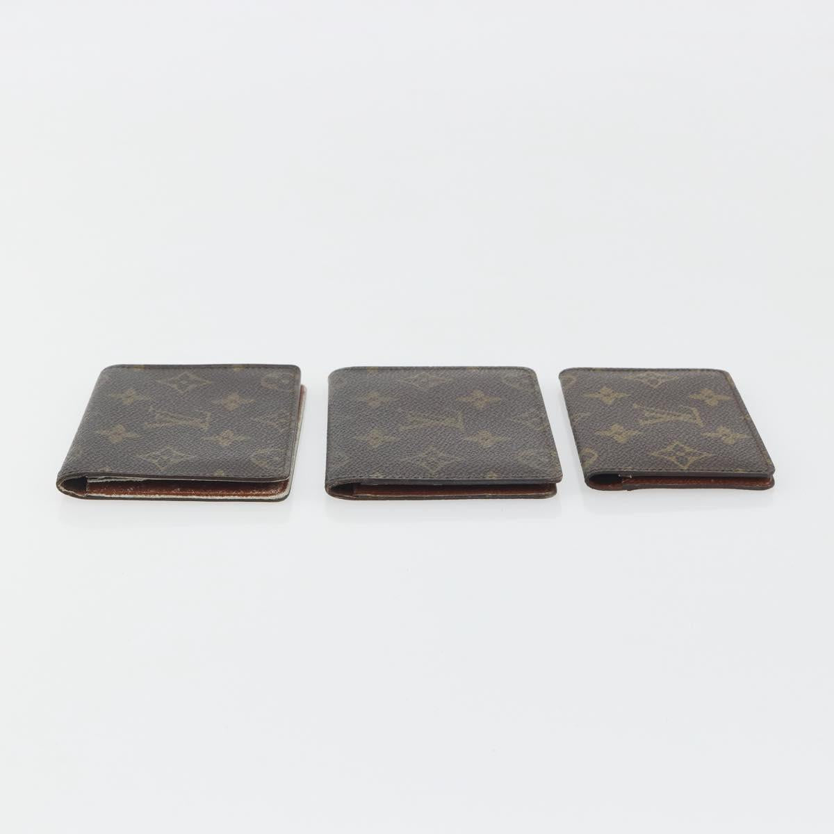 LOUIS VUITTON Monogram Card Case Coin Purse Pouch 7 Set LV Auth BA14766