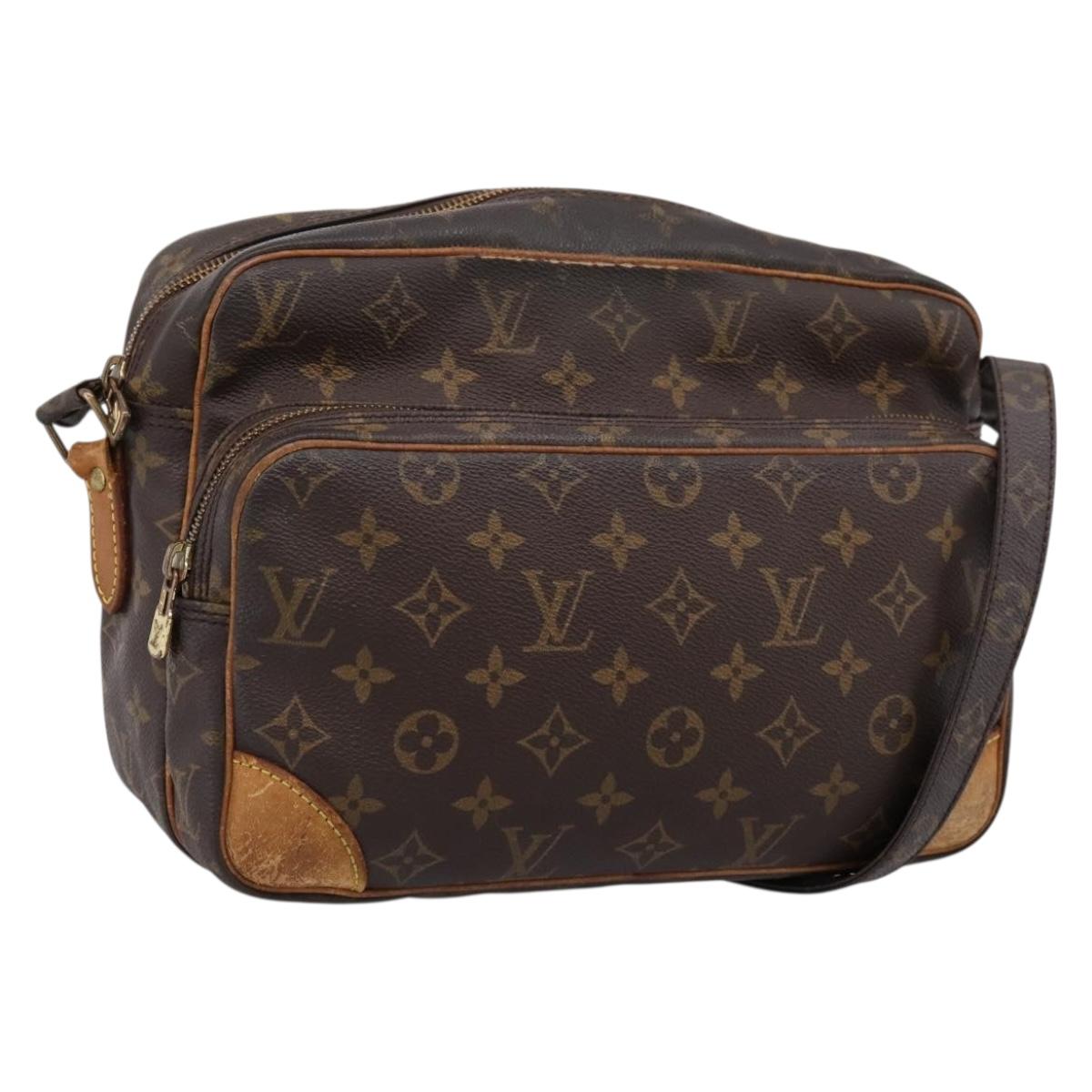 LOUIS VUITTON Monogram Nile Shoulder Bag M45244 LV Auth BA14778
