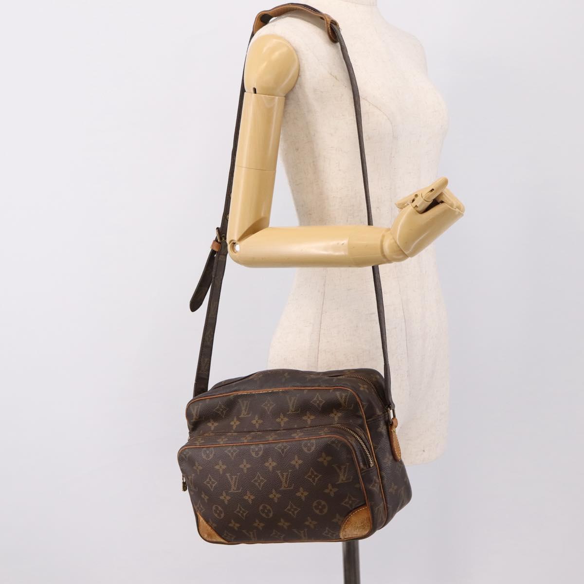 LOUIS VUITTON Monogram Nile Shoulder Bag M45244 LV Auth BA14778