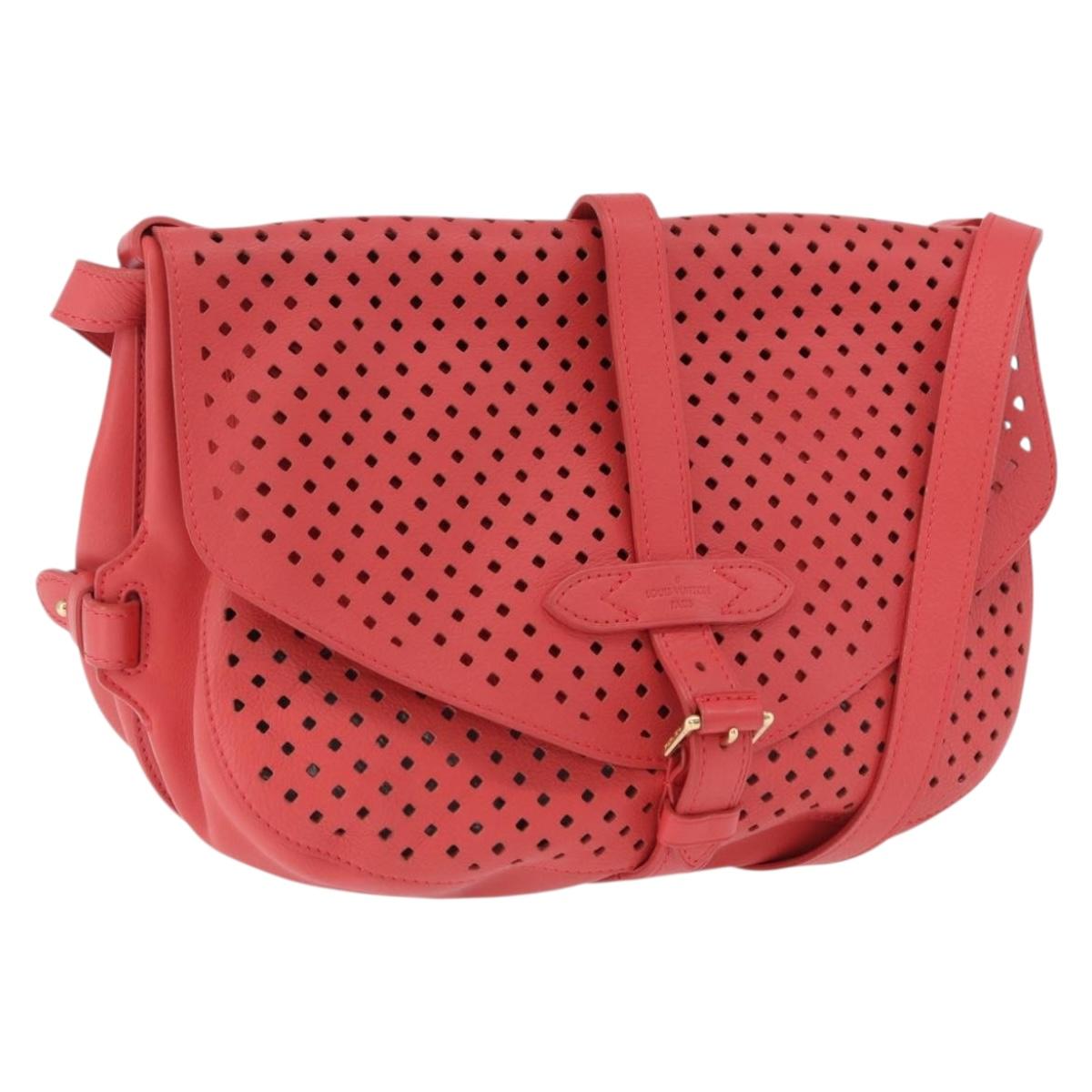 LOUIS VUITTON Furore Saumur 30 Shoulder Bag Coraille M93996 LV Auth BA14787M