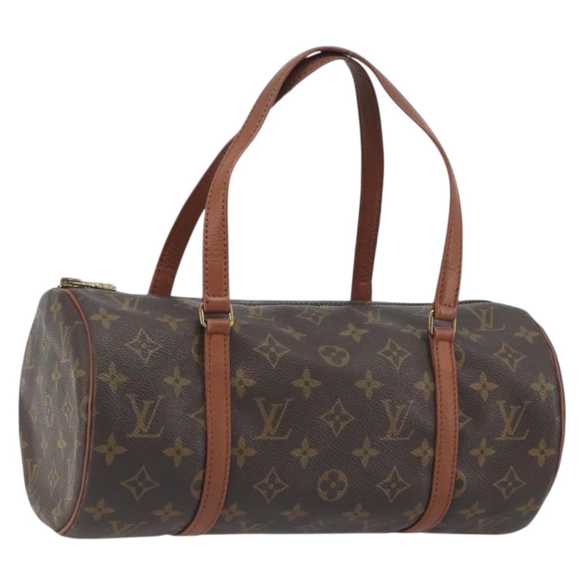 LOUIS VUITTON Monogram Papillon 30 Hand Bag M51385 LV Auth BA14788