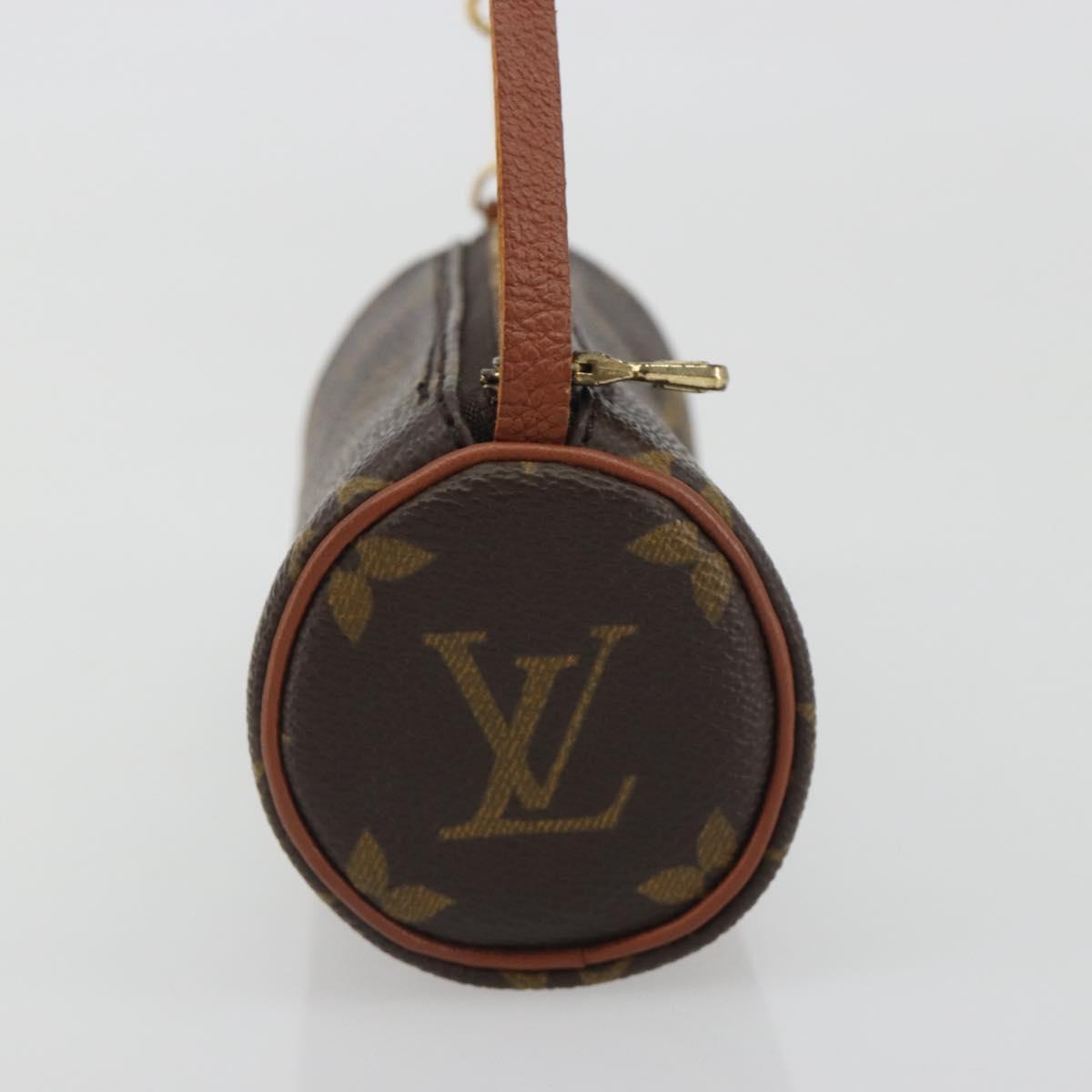 LOUIS VUITTON Monogram Papillon Pouch LV Auth BA14789