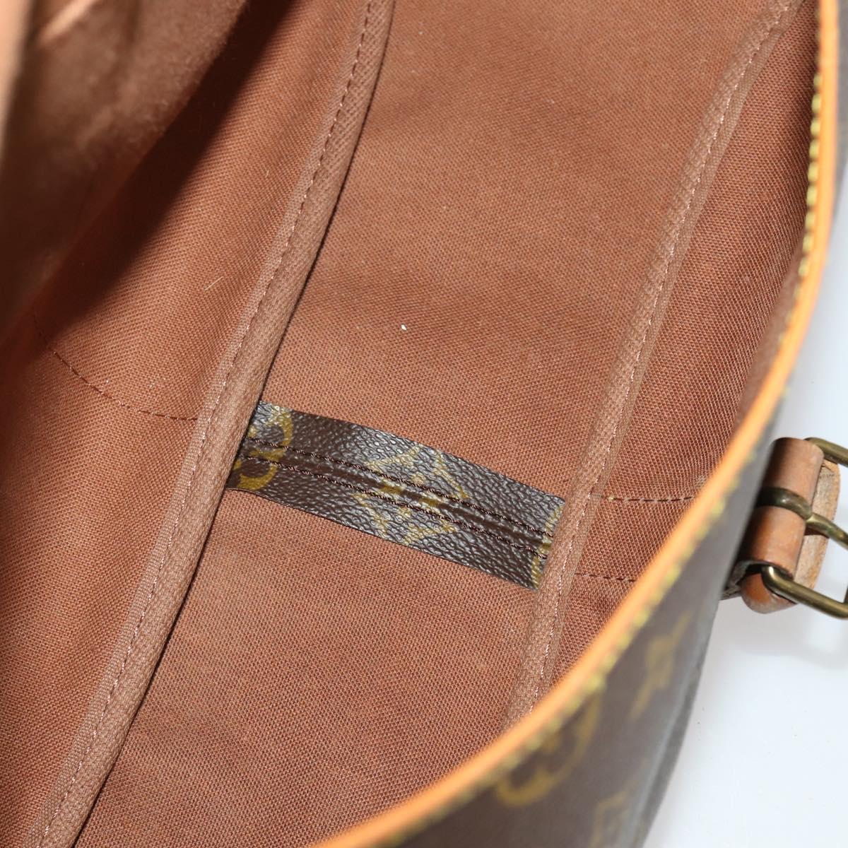 LOUIS VUITTON Monogram Saumur 35 Shoulder Bag M42254 LV Auth BA14790