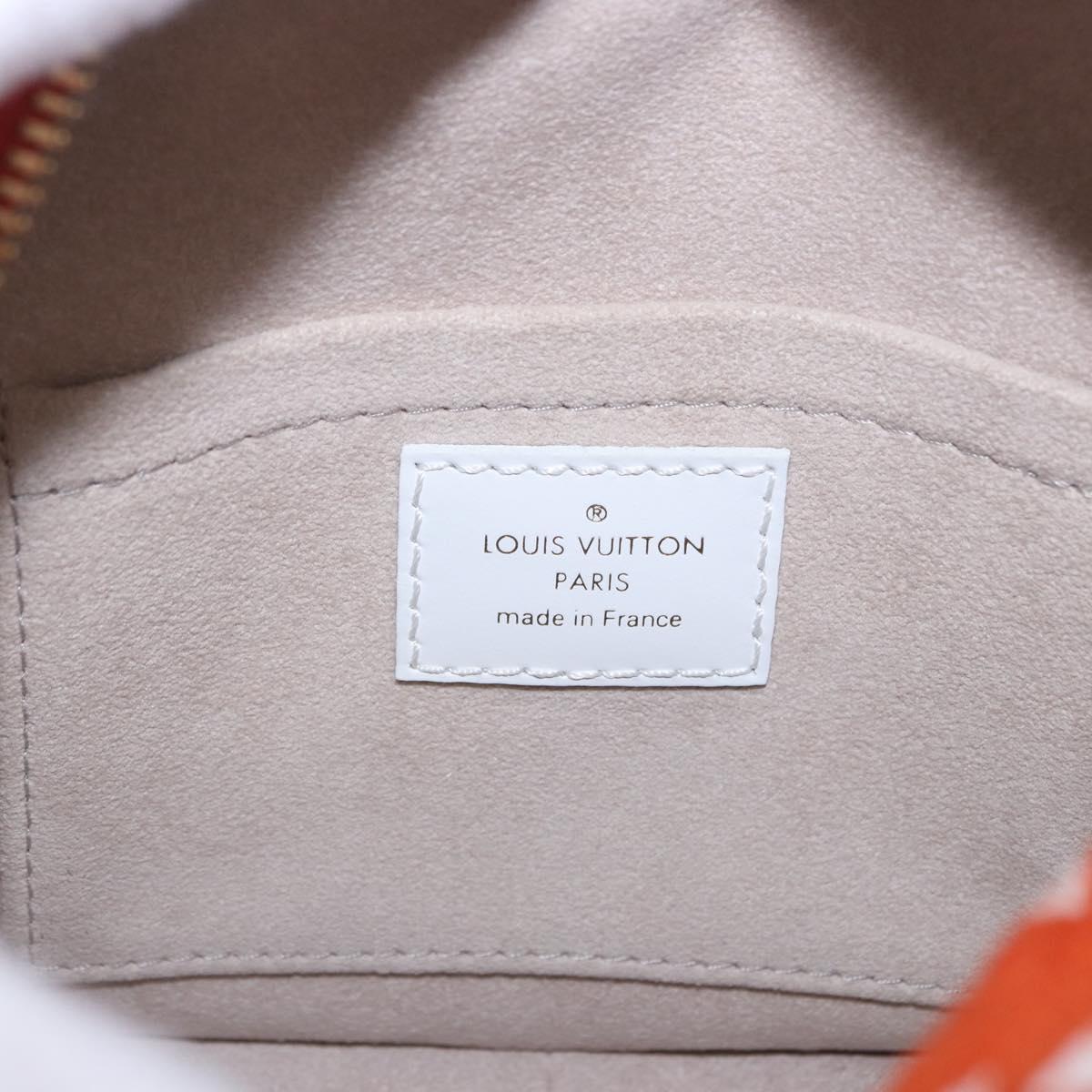 LOUIS VUITTON Monogram Jaguar LV Match Square Bag Orange M46212 Auth BA14807SAM
