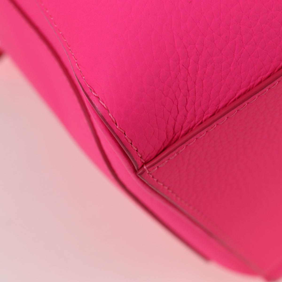 LOUIS VUITTON Keepall Bandouliere 50 Taurillon Fuchsia M56925 Auth BA14808SM