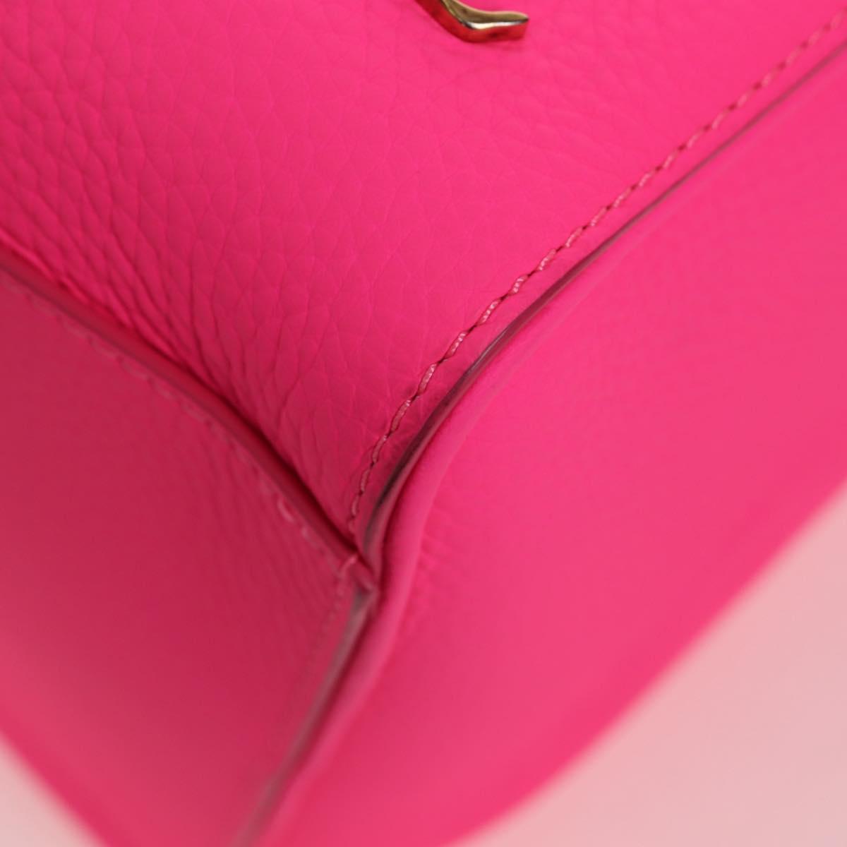 LOUIS VUITTON Keepall Bandouliere 50 Taurillon Fuchsia M56925 Auth BA14808SM